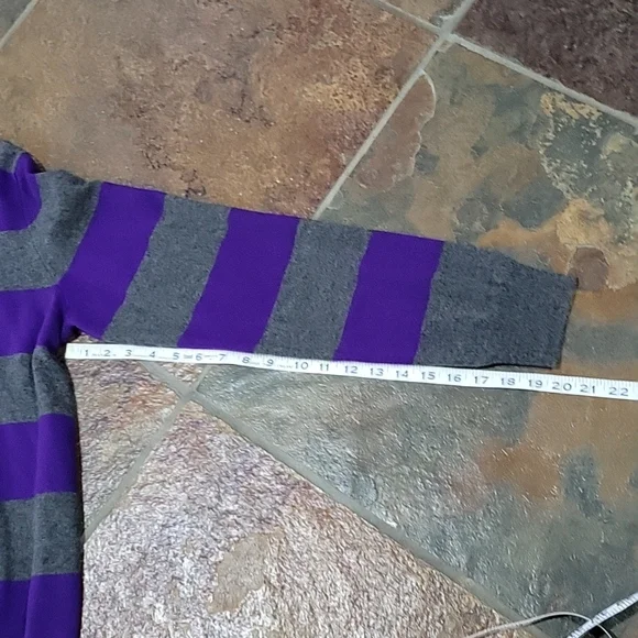 NWT Ralph Lauren Polo 100% Merino Wool Crewneck Stripe Sweater